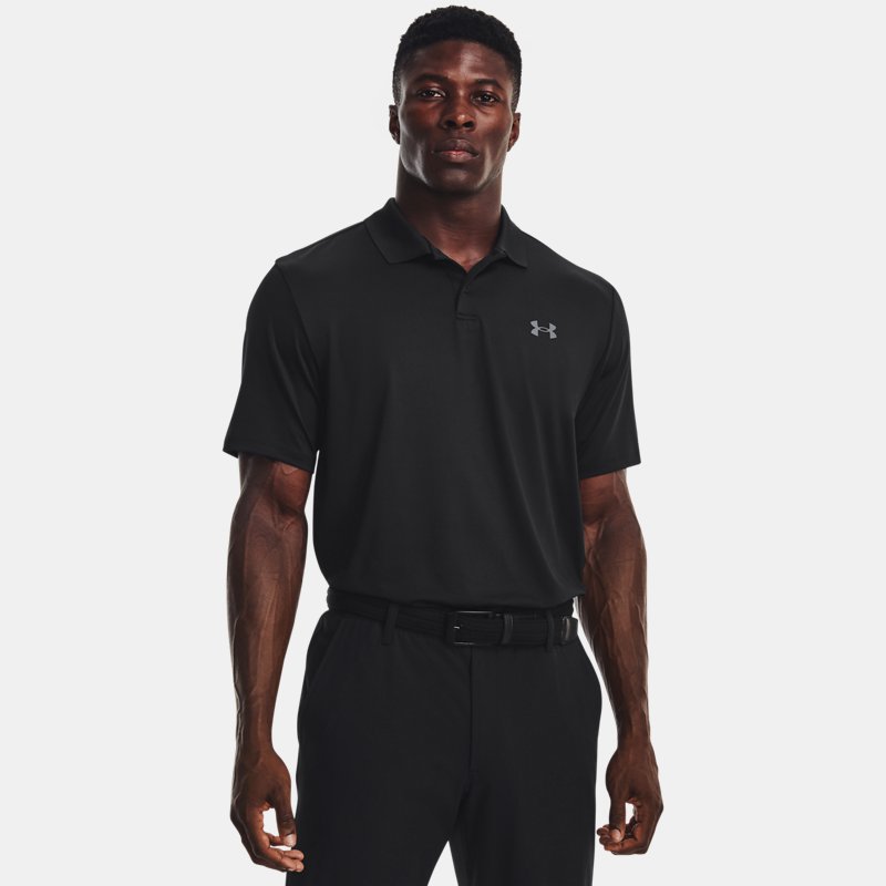 Men's Under Armour Performance 3.0 Polo Black / Pitch Gray XS
